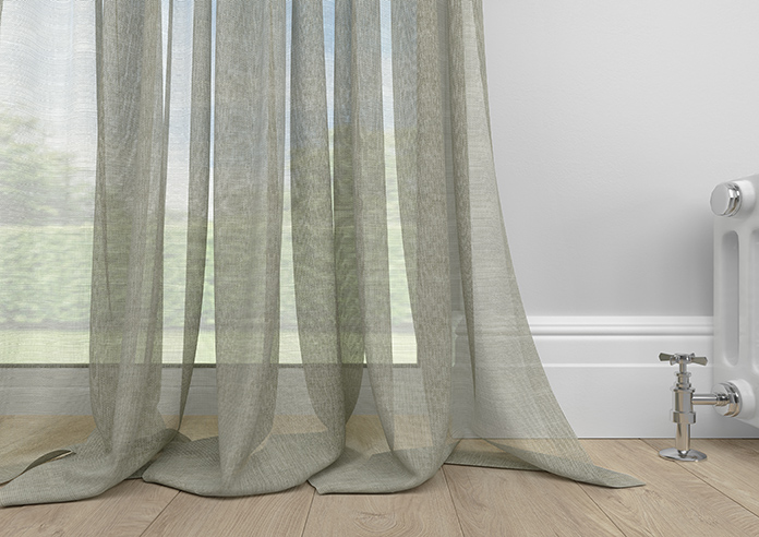 Coachella Voile, Silver Glint - Made to Measure Curtains - Image 6